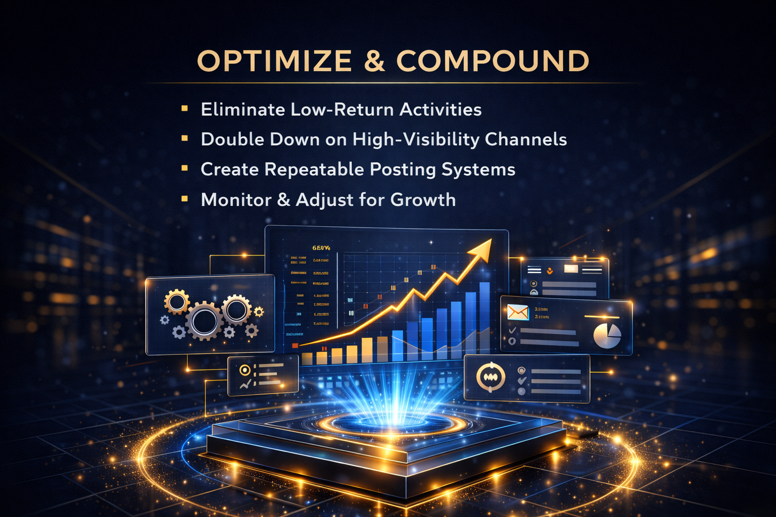 7–14–21 Visibility System optimization phase for small business growth